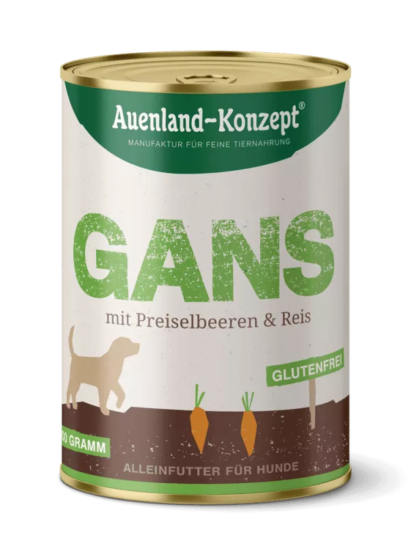Auenland Gans mit Preiselbeeren 400g